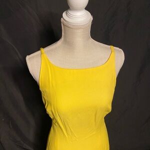 Butter Yellow Sleeveless Dress